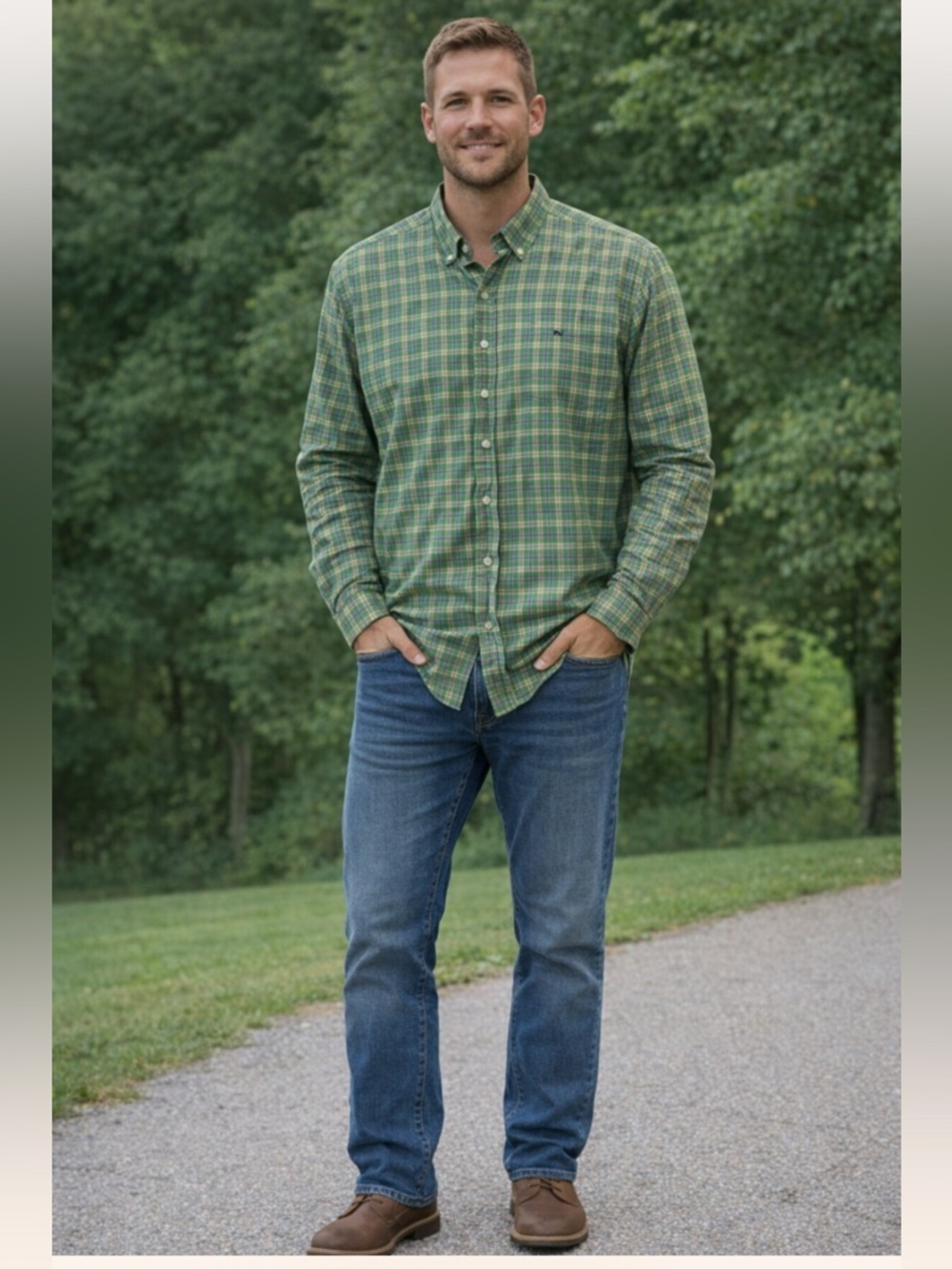 Vineyard Vines by Shep & Ian Men’s long sleeve large button down shirt